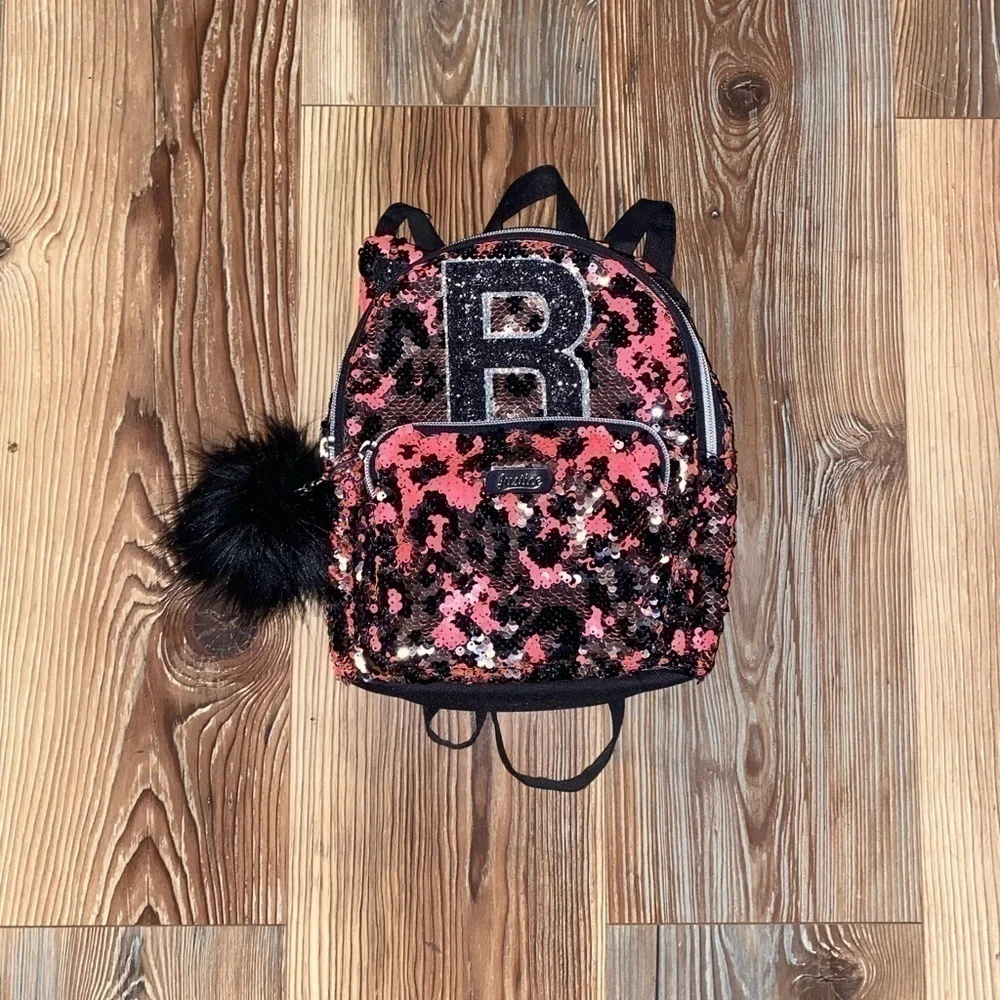 JUSTICE Sequin Mini Bag- Letter R